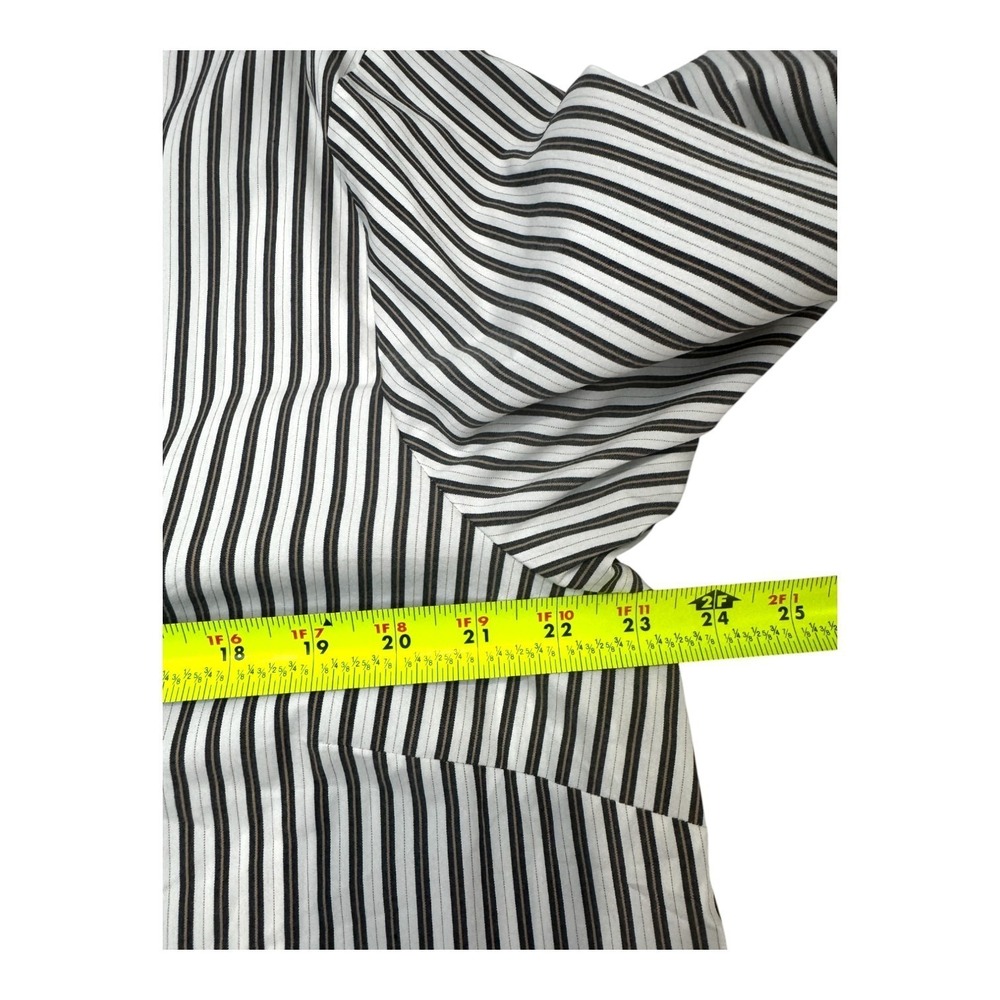 NEW J. Jill Womens Button Down Top Sz XL Black Striped Shirt Office‎ Career Fall - Picture 11 of 14
